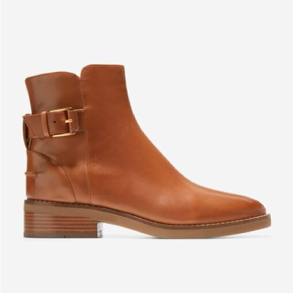 Cole Haan Women's Hampshire Buckle Ankle Boots 7.5